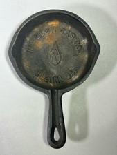 Vintage Ne-Glow Gas Co Hahira Georgia GA Advertising Mini Skillet Cast Iron picture