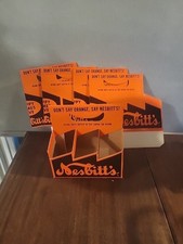 Vintage lot of 5 from the 40's unused Nesbitts Orange Soda carrier picture