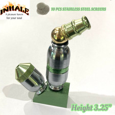INHALE® Standing Up Big chambre Tobacco Smoking metal hand Pipe picture