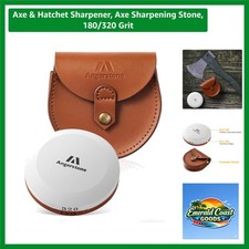 Axe & Hatchet Sharpener, Axe Sharpening Stone, 180/320 Grit picture