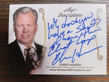 2019 Leaf Pop Century CHRIS HANSEN Inscriptions Auto