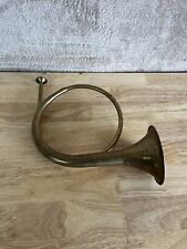 🧩Brass Metal FRENCH HORN Christmas Decoration Crafts Wall Hanging picture