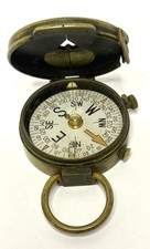 WW1 Vintage Brass US Engineer Corp Cruchon & Edmond Berne Compass picture