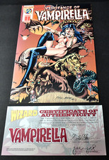 1996 Harris/Wizard Ltd Ed Vengeance of Vampirella No. 1/2 w/ COA 1st Print NM+ picture