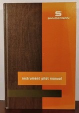 Sanderson Instrument Pilot Manual - 1974 - Vintage Illustrate Hardcover picture
