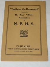 1915 N.P.H.S. North Plainfield High School N.J. PROGRAM