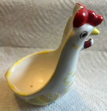 Rare Standing Ceramic Chicken Spoon Holder with Hanger picture