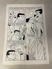 ABBOTT and COSTELLO #12 original comic art 1969 TV STORE ELEPHANT  COMEDY TEAM picture