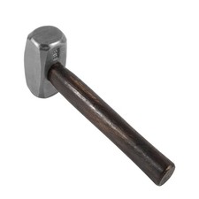 3LB Blacksmith Hammer Bladesmith Forge Handmade Knife Making Farrier Tool picture