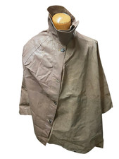 WW2 Canadian Army C Broad Arrow Stamped Rain Poncho - Dated 1943 picture