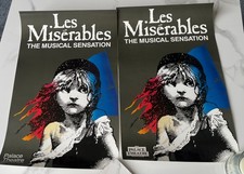 2 Les Miserable original theatre posters, 1 London 1 Manchester. Collectors item picture