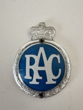 Vintage Royal Automobile Club RAC Motor Car Grill Badge Emblem British picture
