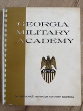 GEORGIA MILITARY ACADEMY Catalog 1960 Vintage GMA Promotional Book Atlanta picture