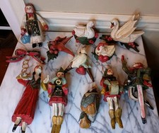 House Of Hatten 1989 Twelve Days Of Christmas Complete Set Of  12 picture