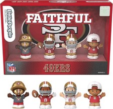 49ers Fisher Price Little People Collector 4 Pack Figure Set George Kittle Plus picture