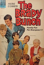1970 1st Brady Bunch comic - Dell - Photo Cover - Rare - TV picture