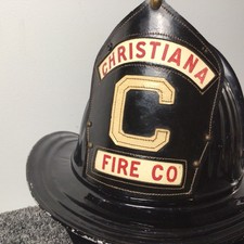 Vintage Cairns & Brother Aluminum Fire Firefighter Helmet picture