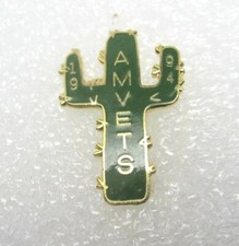 Vintage 1994 AMVETS Cactus Lapel Pin (B248) picture