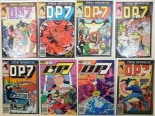 D.P.7 Lot of 8 #1, 2, 4, 5, 3, 9, 28, 27 (1986) Marvel Comics DP7 1st Print picture