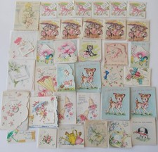 36 Vintage Bridal Shower and Wedding Cards From 1949 Some Repeats Some Unique picture