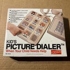 Vintage 1980s Wonder Kids Picture Dialer #8134 **New In Open Box** 👶☎️🆘 picture