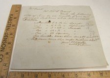 ANTIQUE 1850'S LETTER THOMAS BLANEY ELFE MACON GEORGIA BIBB COUNTY picture