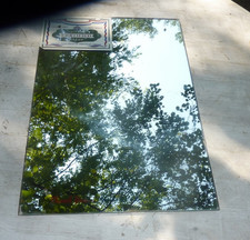 Vtg American Oil Company Service Station Restroom Wall Mirror  24x16 picture