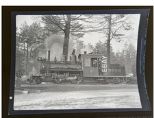 5/2/48 Edaville Railroad Locomotive No. 8 Carver, MA Photo Negative picture
