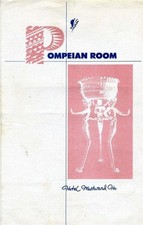 Pompeian Room Menu Hotel Westward Ho 1949 Central Avenue Phoenix Arizona picture