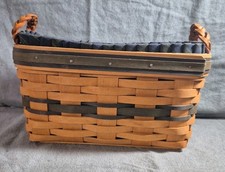 Longaberger 1997 Collectors Club Basket Edition 3-Pc Set Liner & Protector EXC picture