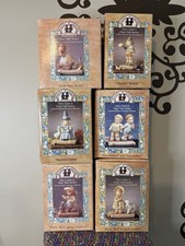 Lot of 6 Enesco Memories of Yesterday Once Upon A Fairy Tale Porcelain Figurines picture