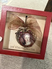 Jay Strongwater Jeweled Portrait Hanging Pendant Frame W/ Swarovski Crystals picture