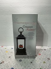 RARE Christmas Is Forever “Kissing Cardinals” Glitter Light Up Lantern 10.5