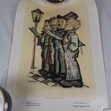 Vintage M.I. Hummel Goebel Carolers Art Print Goebel Collectors Club picture