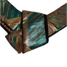 Japanese Kimono hanhaba obi kaku obi belt.sashu belt.pure silk.gold blue black. picture