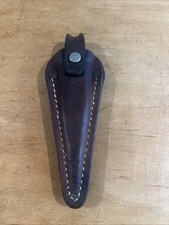 Vintage Model 194 Fuller Snap On? Leather Lineman Tool Sheath ONLY 6” Long. picture