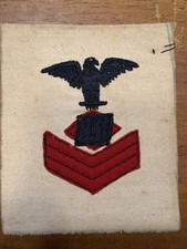 Original 1886-1894 US Navy Printer First Class Rank Insignia picture