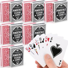 12 Decks Pinochle Playing Cards Poker Size 2.5
