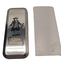 NOS Vintage Quaker Oats 1997 120th Anniversary Garb Metal Ink Pen in Metal Case  picture
