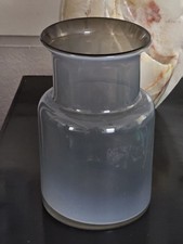 Vintage V. Nason Murano Glass Vase Opalescent Alabastrato Shifting Milky White picture