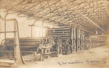 H24/ Dorr Michigan RPPC Postcard c1910 Interior Factory Machines Room 9 picture