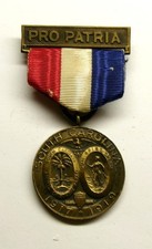 VINTAGE 1919 WW I South Carolina Victory Medal Greenville County Pro Patria picture