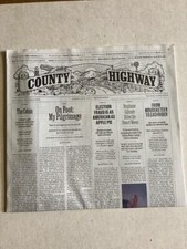 Volume 2 Issue 1 County Highway Newspaper-America's Only Newspaper NEW picture