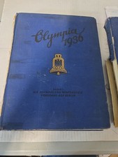1936 Olympia Cigarette Card Album Set Complete Volumes 1 & 2 Jesse Owens History picture