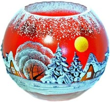 Victoria Bella 6429/220/RW, 7-Inch H Glass Vase with 