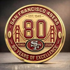 49ers 80th Anniversary Commemorative Coin picture