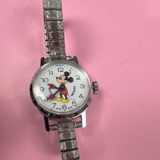 Vintage Bradley Walt Disney Mickey Mouse Watch Swiss Made Manual Wind picture