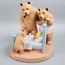 Goldilocks & The Three Bears Danbury Mint Fairy Tales Porcelain Figurine Vintage picture
