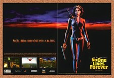 2001 No One Lives Forever PS2 Original Advertisement / Retro Promo v4 picture