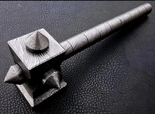 Handmade Damascus Steel Viking Hammer – Medieval War Hammer Unique Gift for Men  picture